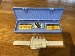 Hair-Clip DE LUXE Haarschneidehilfe mit Klingen antik