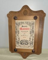 Appenzeller Kalender im Holzrahmen – Jahrgänge 1940 & 2004
