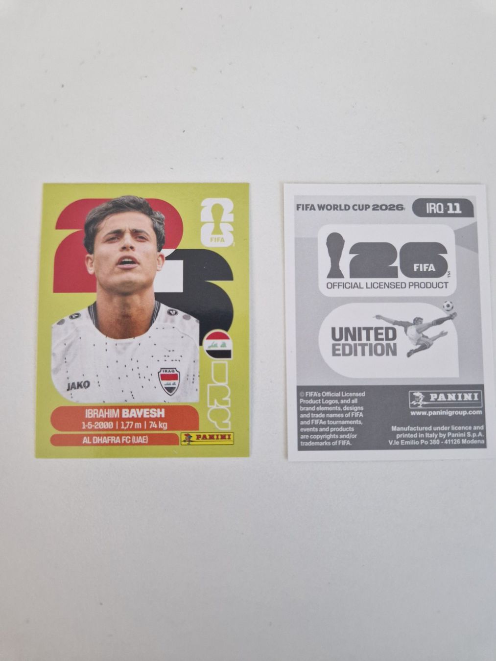 Panini Sammelbilder & Trading cards: Panini Sticker IRQ11 – Neu (gemäss Beschreibung) aus Stüsslingen von white_angel86