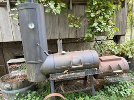 Joe's Barbeque Smoker Grill gebraucht im Zustand