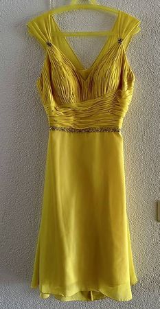 Abendkleid Gelb