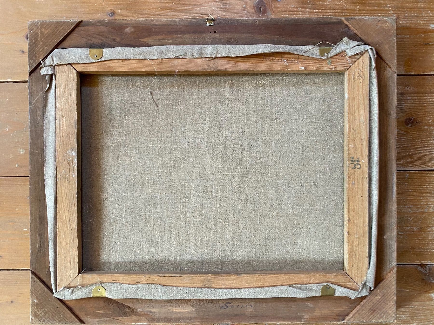Dipinti: Altes Ölbild Allschwil/BL Walter Bär – Usato da Rünenberg venduto da Fendi02 5