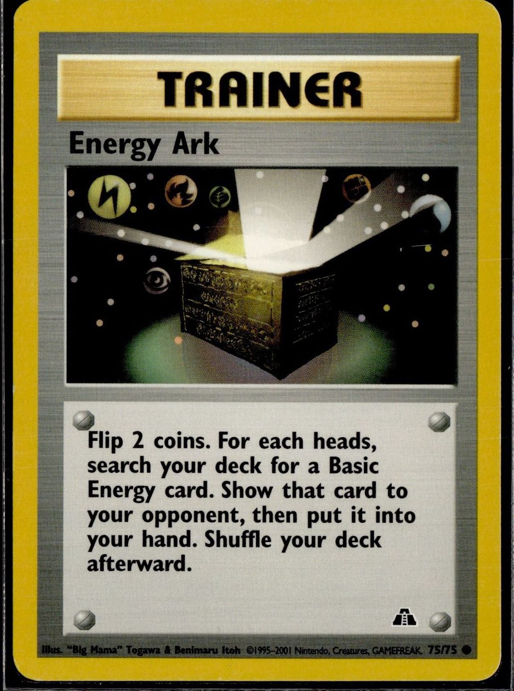 Pokémon Carte collezionabili: Energy Ark Neo Discovery 75/75 Pokémon – Usato da Zürich venduto da pokemon_cards