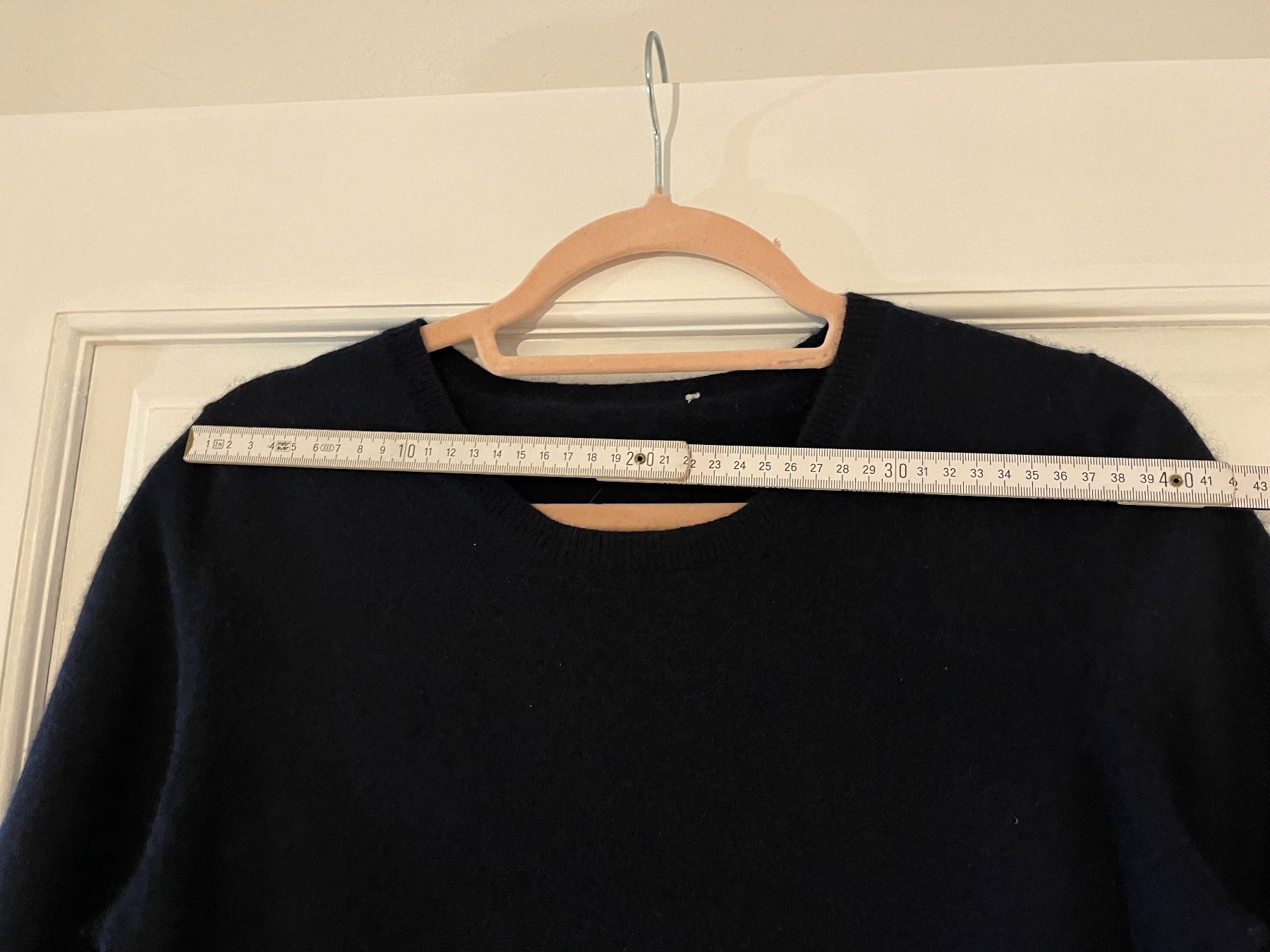 Peter Hahn Tops: Peter Hahn Kaschmir, Pullover kurze Ärmel, dunkelblau, 42 – Gebraucht aus Riet (Neftenbach) von kim_gfw6 5