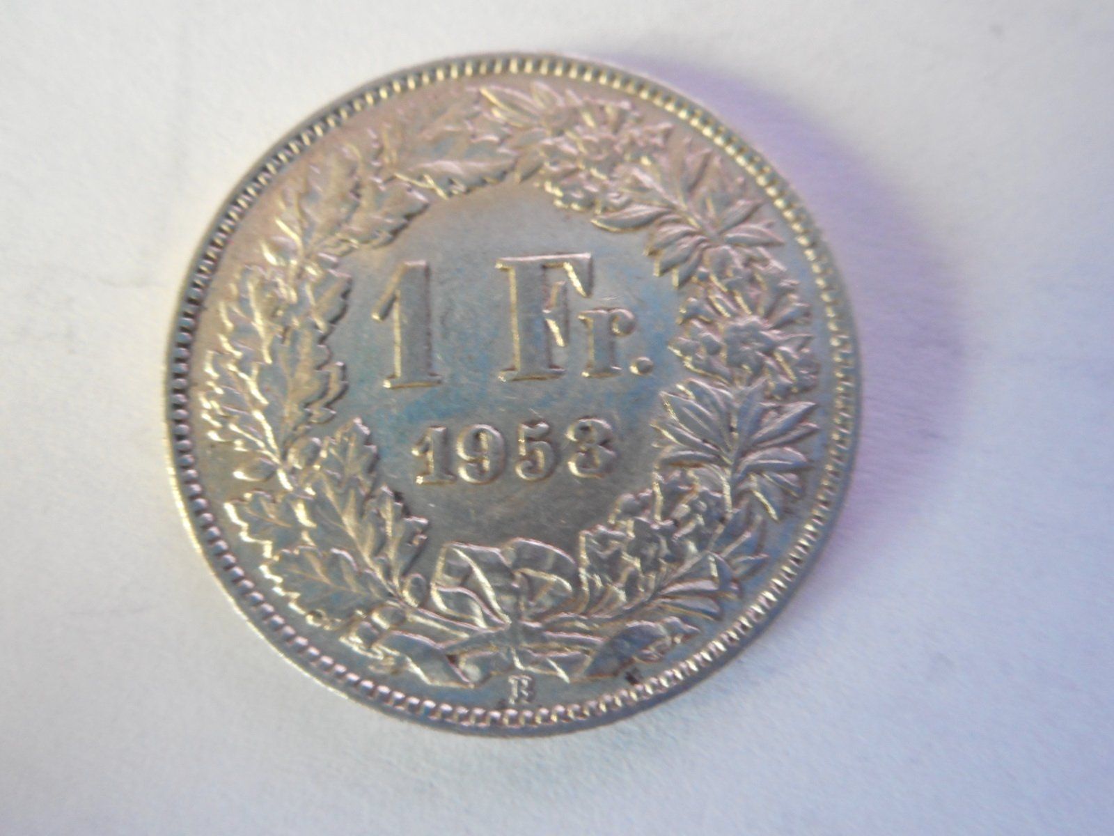Tutti le monete: 1 Fr. 1953 silber – Usato da Kriegstetten venduto da pizlad2010