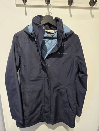 Vaude Damen Outdoor Jacke blau Grösse 38 gut erhalten