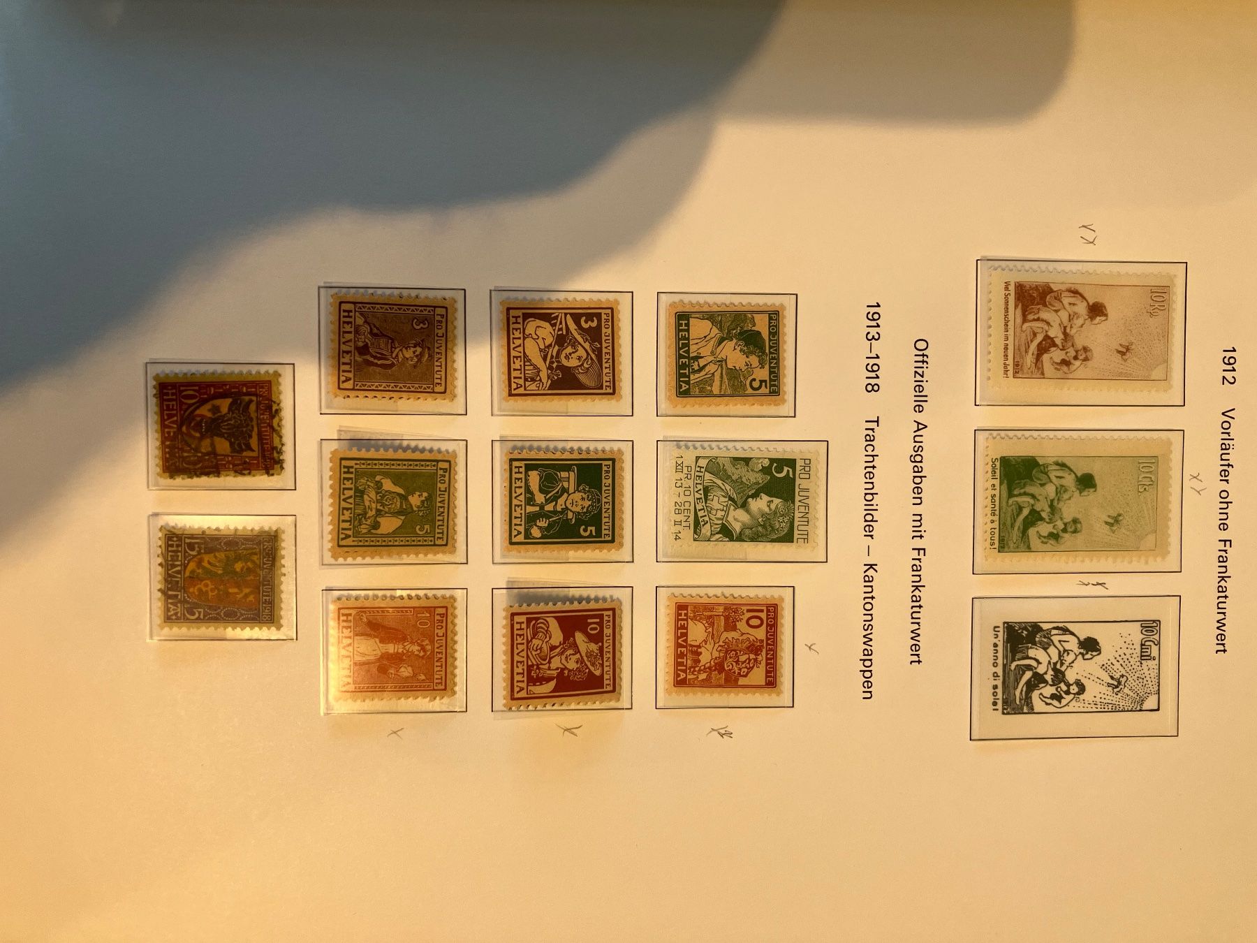 Tous les timbres: Pro Juventute 1912 - 1974 /bitte lesen – D'occasion à Baar par Ramona10
