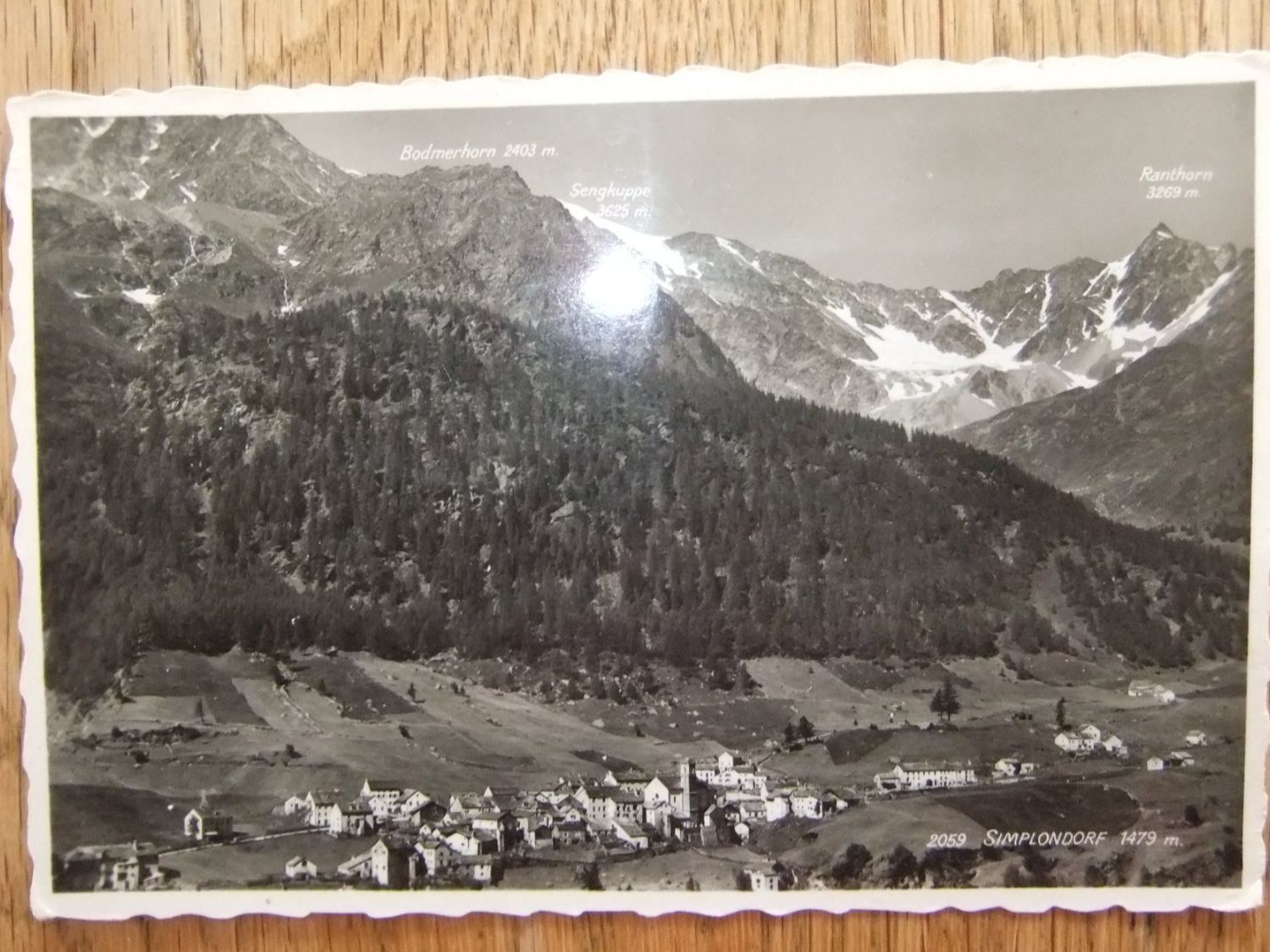 Cartoline postali: Simplondorf Simplon Dorf – Usato da St. Niklaus VS venduto da wunschlos54