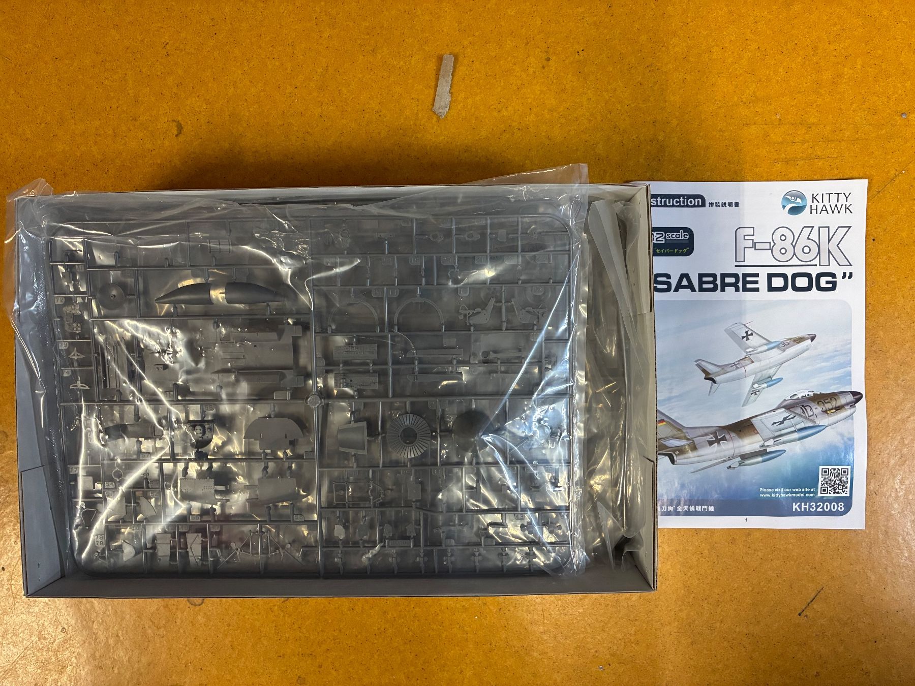 Modellbausätze & Standmodelle: F-86K Sabre Dog 1:48 Kitty Hawk – Neu und originalverpackt aus Rapperswil BE von Silverwings 1