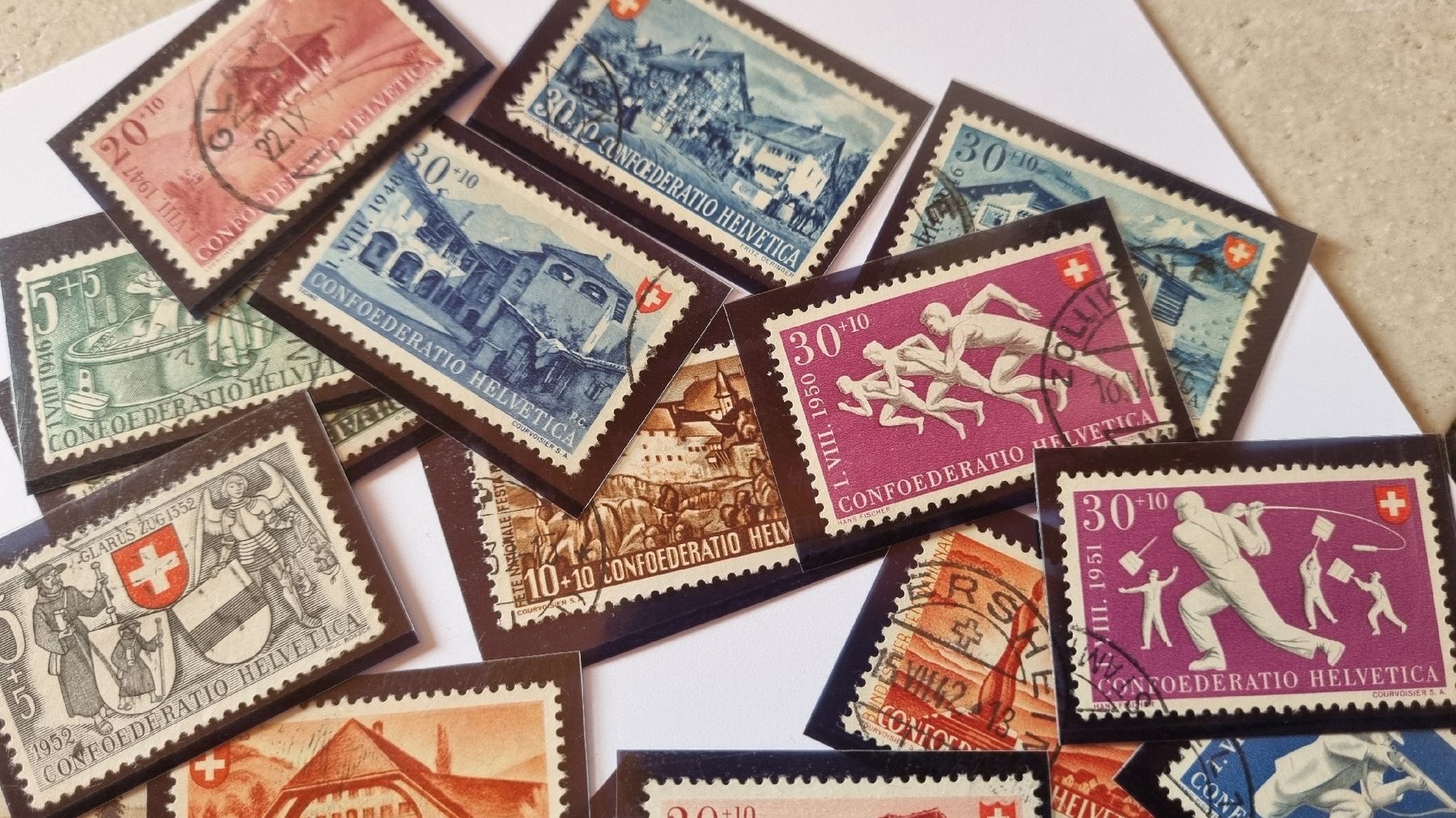 Tutti i francobolli: GUTE PRO PATRIA - SAMMLUNG – Usato da Heimenschwand venduto da Valvora 3