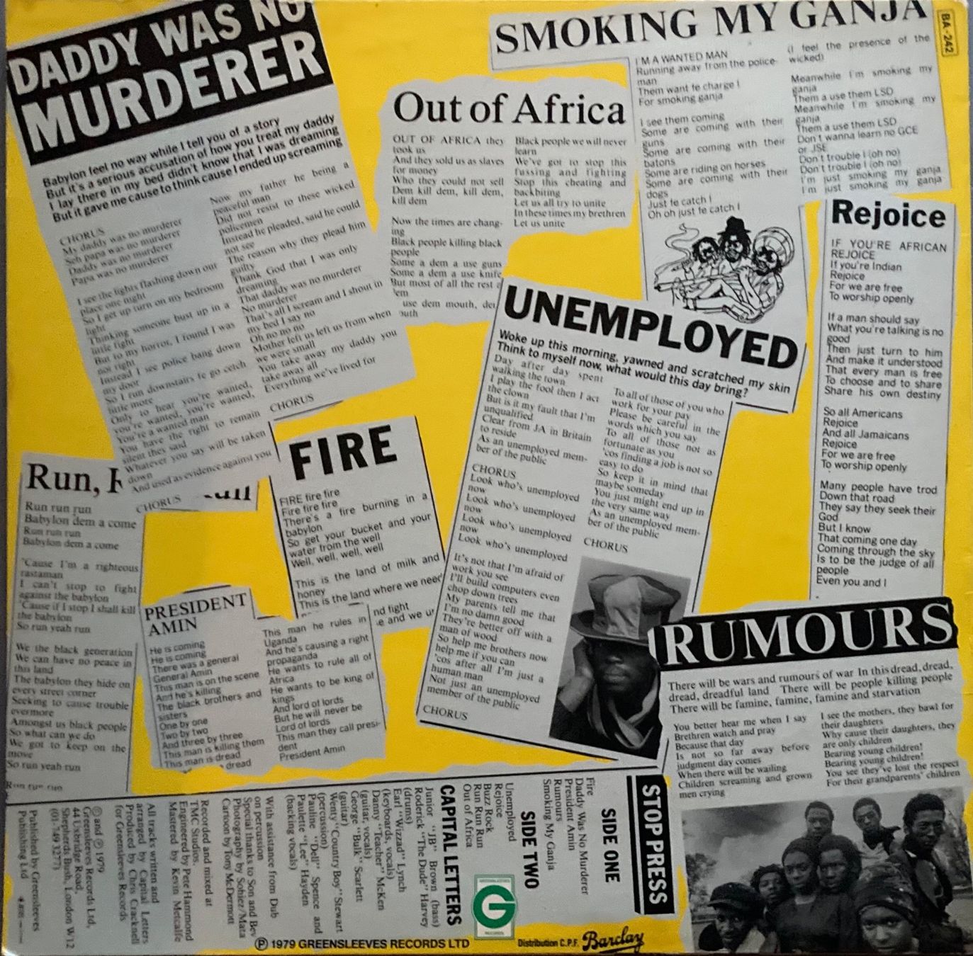 Dischi in vinile: CAPITAL LETTERS - HEADLINE NEWS – Usato da Poliez-Pittet venduto da Newtown-Records 1
