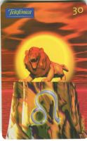 Telefonkarte "Zodiak. Löwe". Brasilien.