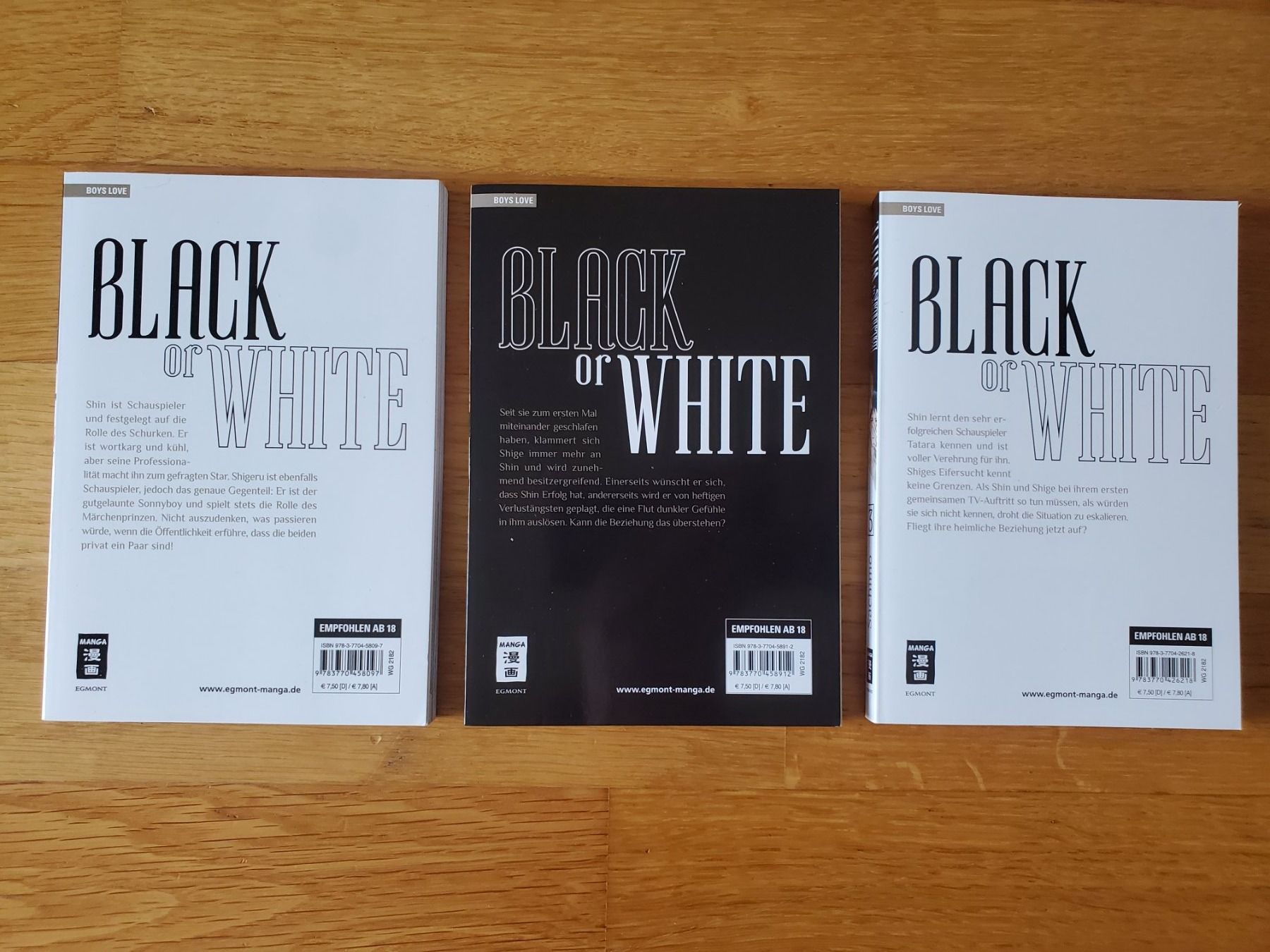 Fumetti: Black or White 1-3 – Usato da Opfikon venduto da Steins_Siedlung 1