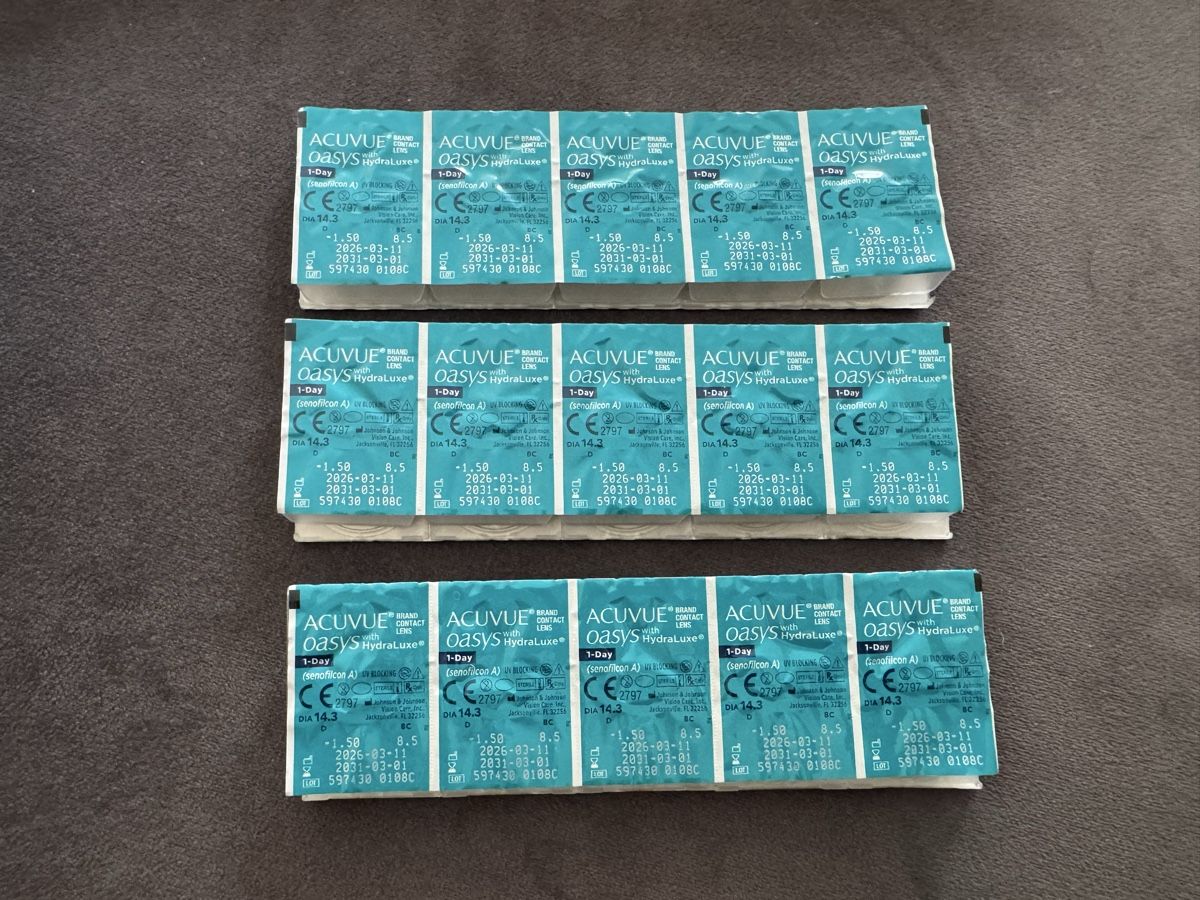 Acuvue Kontaktlinsen: Acuvue Oasys Hydraluxe -1.50 – Neu und originalverpackt aus Affoltern am Albis von frandr395