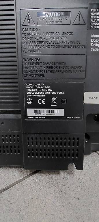Televisori: TV SHARP 26 POLLICI – Usato da Bedano venduto da nikpower77 1