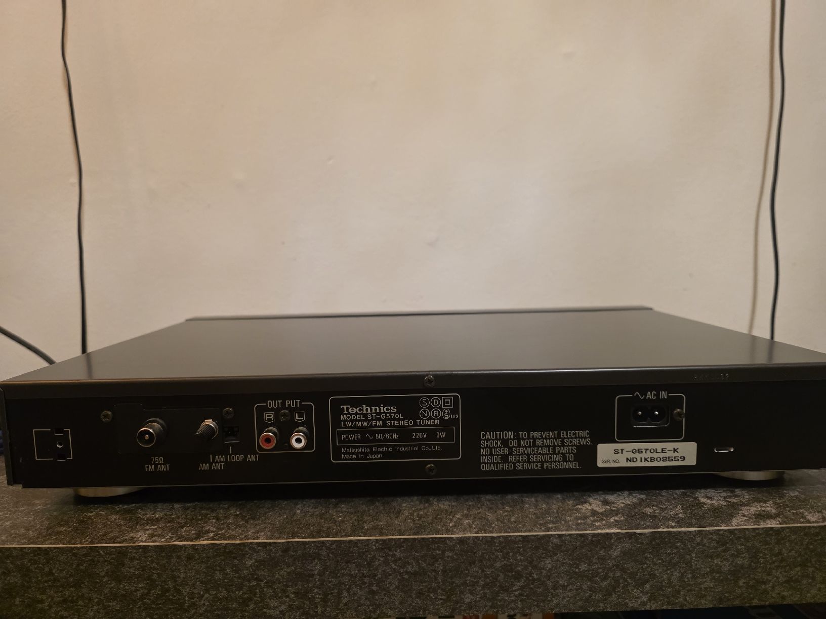 Technics Radio: Technics ST-G570L Stereo Tuner – Usato da Root venduto da dam_k55b 4
