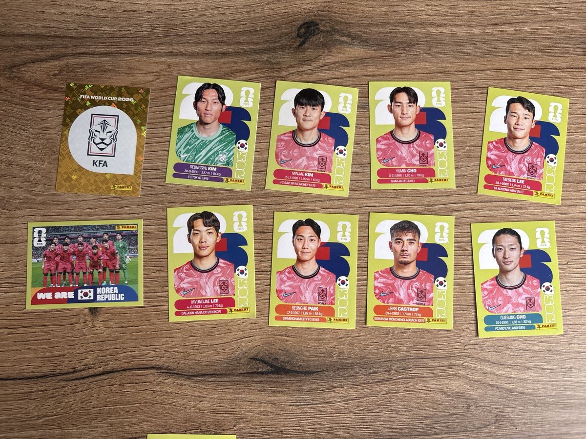 Panini Carte collezionabili: Panini WM 2026 Stickers Korea – Nuovo (secondo la descrizione) da Menznau venduto da Hetfield85