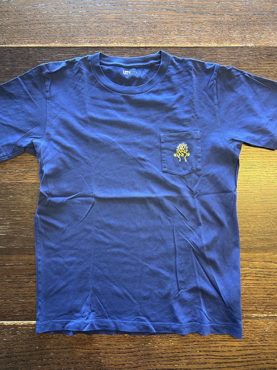 Uniqlo T-shirt: Uniqlo blaues Shirt – Usato da Zürich venduto da davozn