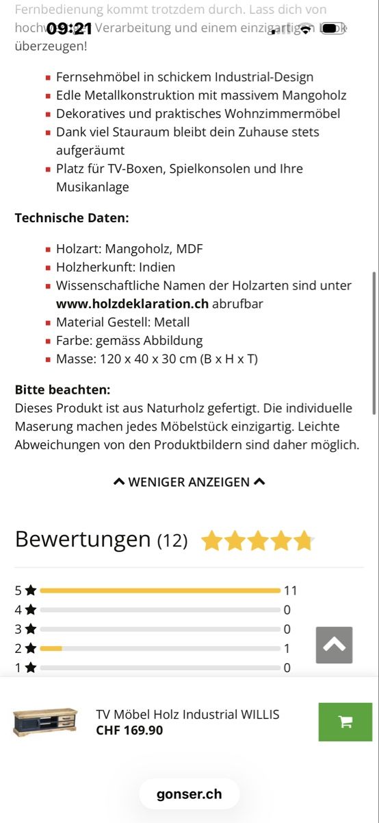 TV Möbel: Tv Möbel – Gebraucht aus Berg TG von simsam01 1