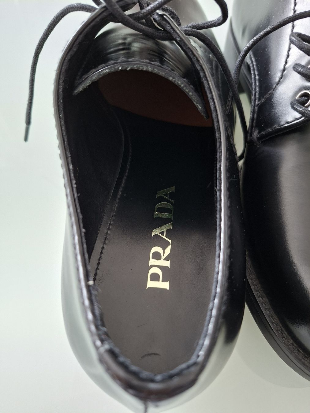 Prada Scarpe da uomo: Derbies Prada noires homme 41 1/2 – Usato da Renens VD venduto da ser_j2fn 3
