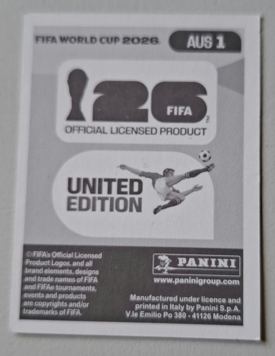 Panini Carte collezionabili: WM 2026 Paninibild Nr. AUS1 – Nuovo (secondo la descrizione) da Rotkreuz venduto da keerthdi 1