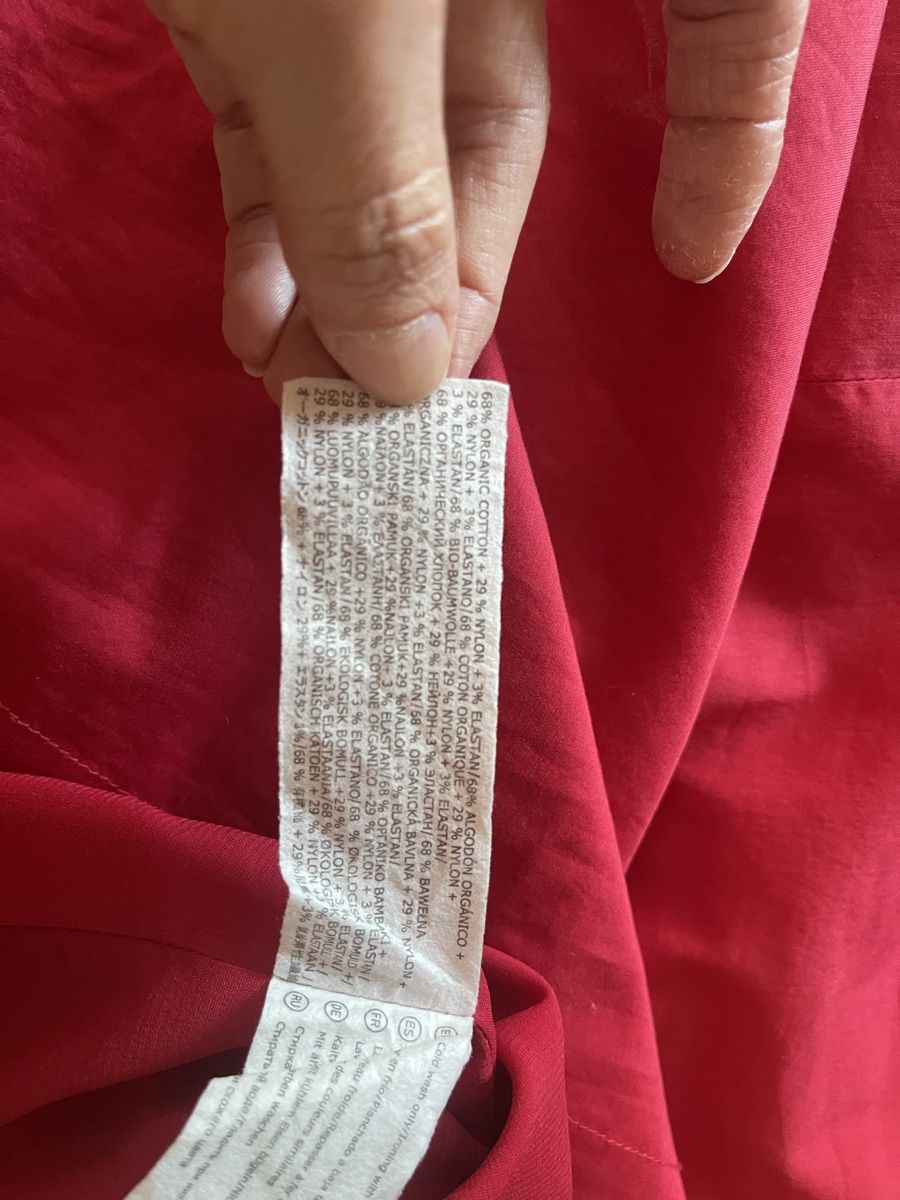 Vestiti: Kleid rot Grösse M Bio Baumwolle schick – Usato da Rüschlikon venduto da leo_mwz2 8