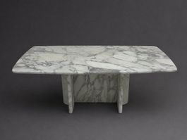 Vintage Marmor Couchtisch – italienisches Design