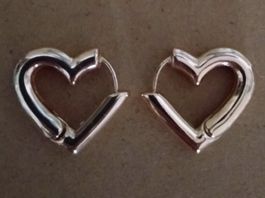 Boucles d'oreilles coeur ❤️ dorée