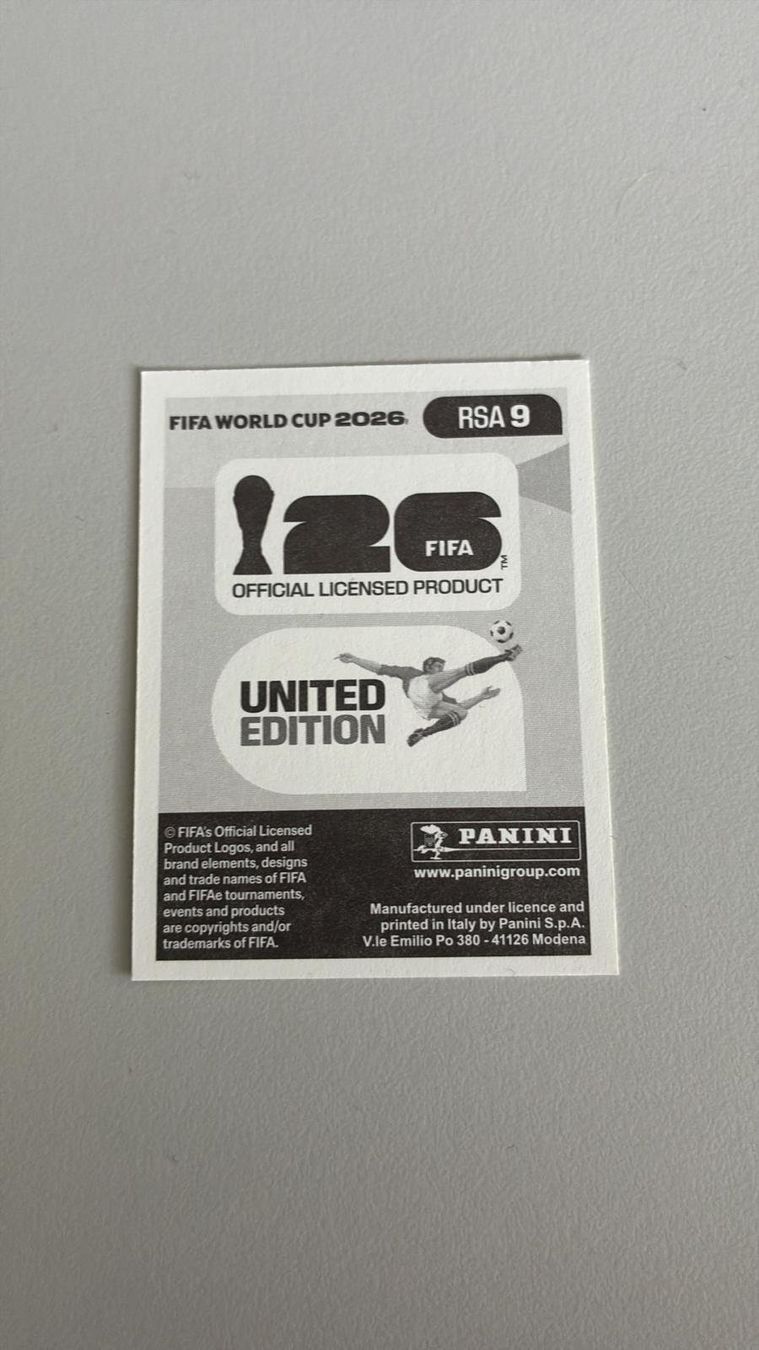 Panini Carte collezionabili: Carte panini 2026 - RSA 9 – Nuovo (secondo la descrizione) da La Neuveville venduto da Ibo2300 1