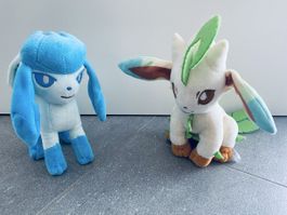 2 Pokemon Plueschfiguren Glaziola Folipurba