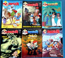6 Comic-Hefte Mosaik (s. Bild)
