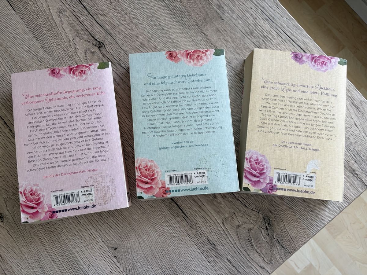 Bücher: Kathryn Taylor Daringham Hall 3er Set – Gebraucht aus Unterägeri von Livia.Bie 1