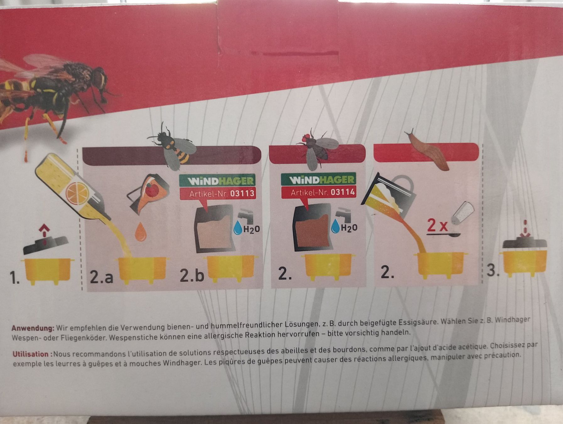 Sonstiges für Haushalt & Wohnen: Wespen- und Fliegenfalle – Neu und originalverpackt aus Grüningen von Urtica 2