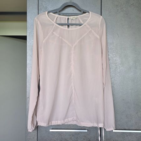 🐸 NILE ZARTE SEIDENBLUSE S BLUSE SEIDE ROSÉ LUFTIG LEICHT