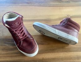 warm gefütterte Sneaker HUB Grösse 41 Winterschuhe Leder