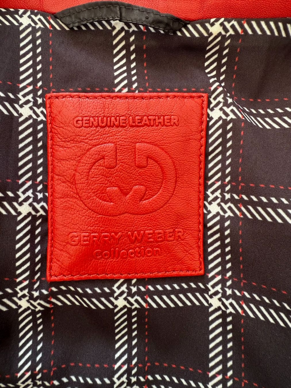 Cecil Jacken: GERRY WEBER Damen-Lederjacke rot – Gebraucht aus Zürich von yoli.m 3
