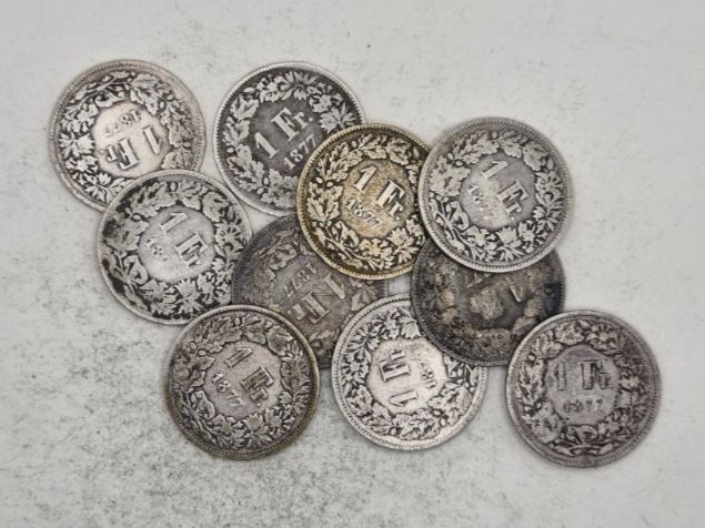 Tutti le monete: 1 FR 1877 Direkt kaufen – Usato da Bure venduto da chap981