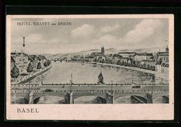 Basel, Hotel Krafft am Rhein, Ortsansich