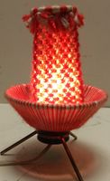 Retro Tischlampe, Space Age Design, 60er Jahre Stil(em61)