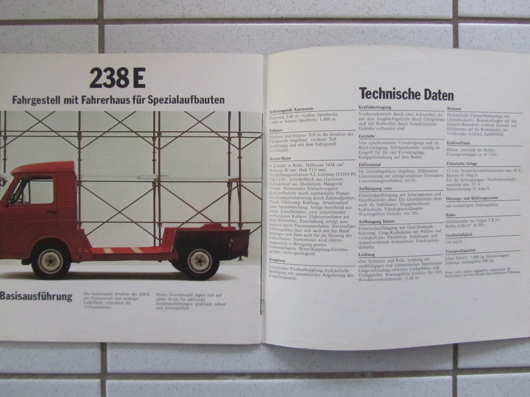 Documenti: Fiat Bus 238, Prospekt von 1981 – Usato da Weiningen ZH venduto da dietsch57 4
