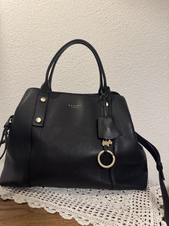 Radley Handtasche Leder schwarz