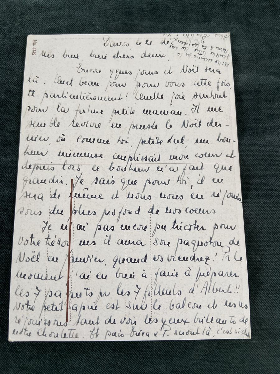 Cartoline postali: Alte Ansichtskarte Engel mit Lilien  – Usato da Luzern venduto da waterfront1 1