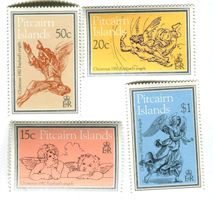 Briefmarken "Weihnachten" Pitcairninseln