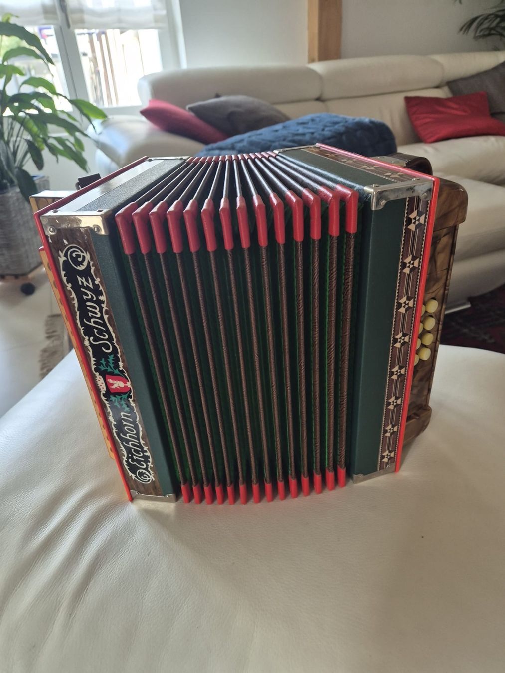 Eichhorn Strumenti musicali: Eichhorn Schwyzerörgeli Handorgel,  8 Bässe – Usato da Müntschemier venduto da Kunming 1