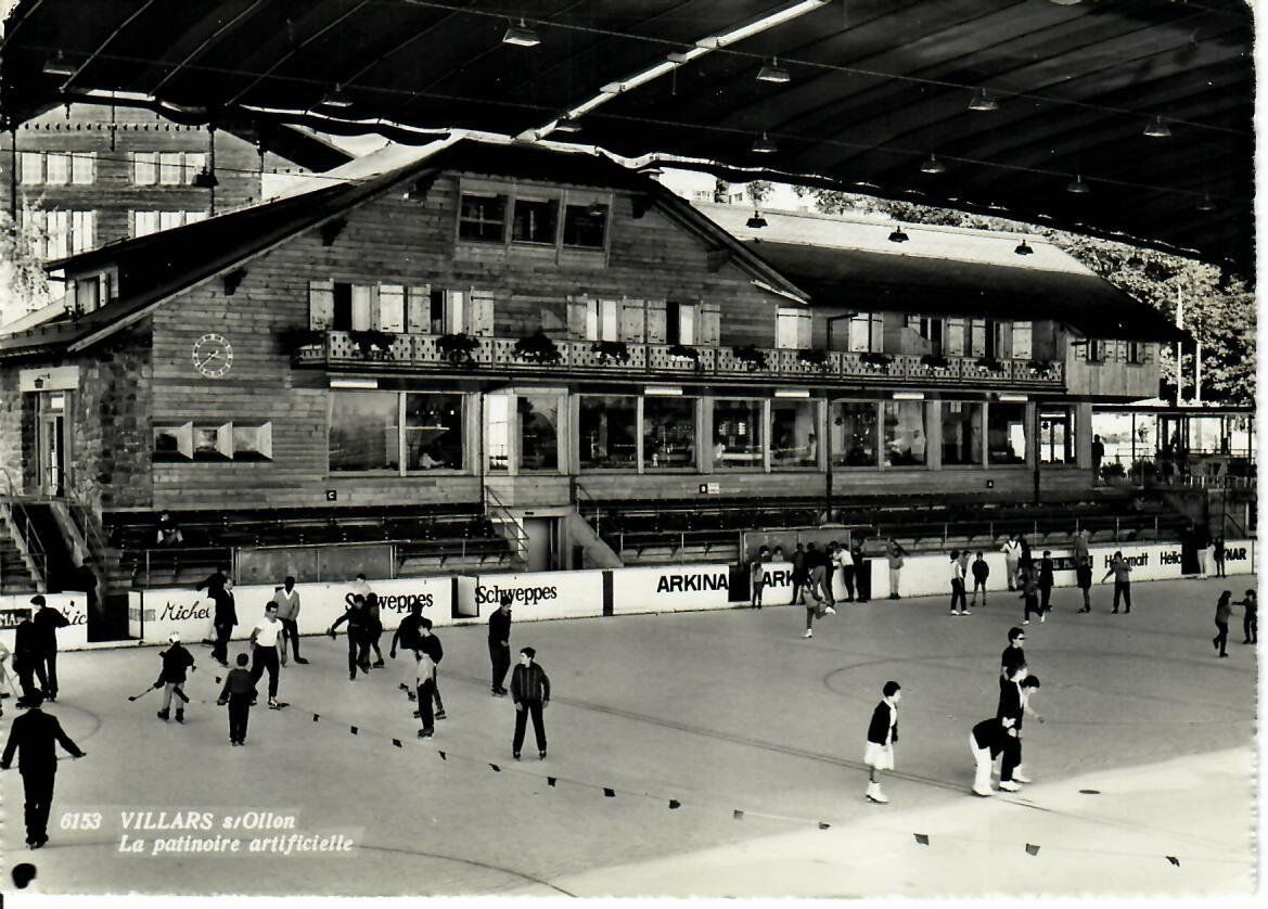 Ansichtskarten: Villars s/Ollon - Eisfeld – Gebraucht aus Hochdorf von Ziegel-16