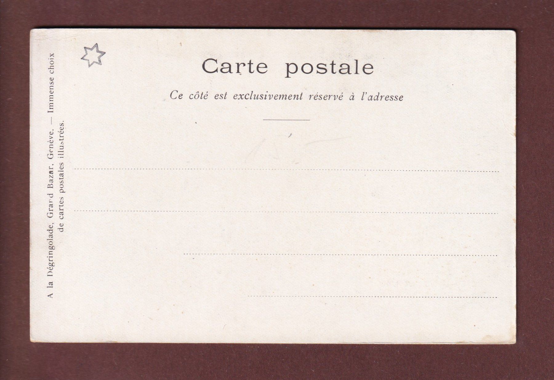 Cartes postales: GENEVE - Bords de l'Arve – D'occasion à Pully par nicecards 1