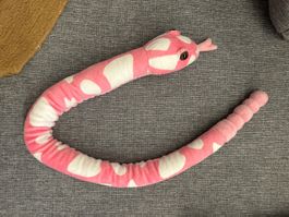 Schlange pink Kuscheltier