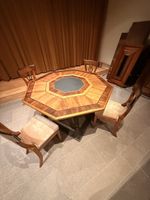 4 Biedermeierstühle mit Barock Tisch - Aktion 50%