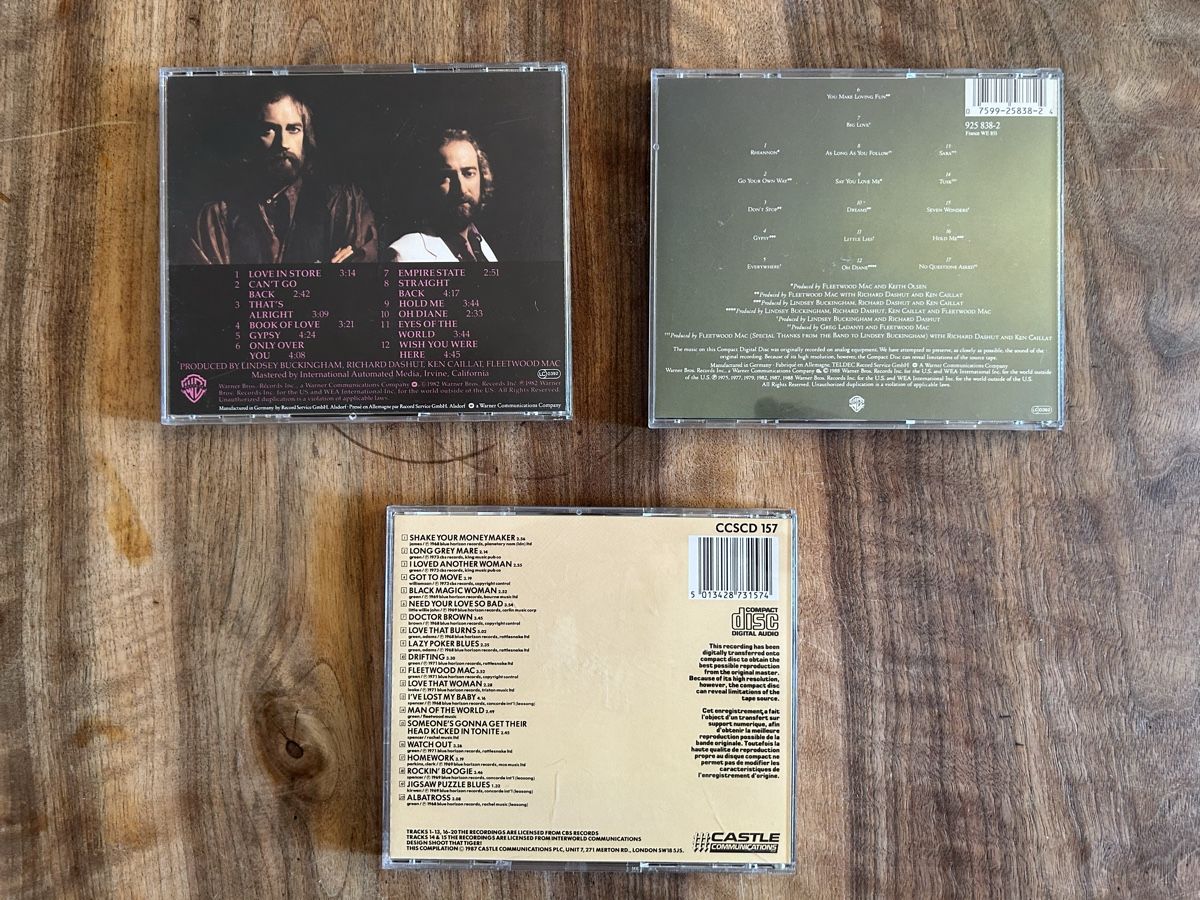 CD: Fleetwood Mac - 3 CD Sammlung – Usato da Bern venduto da Carhead 1