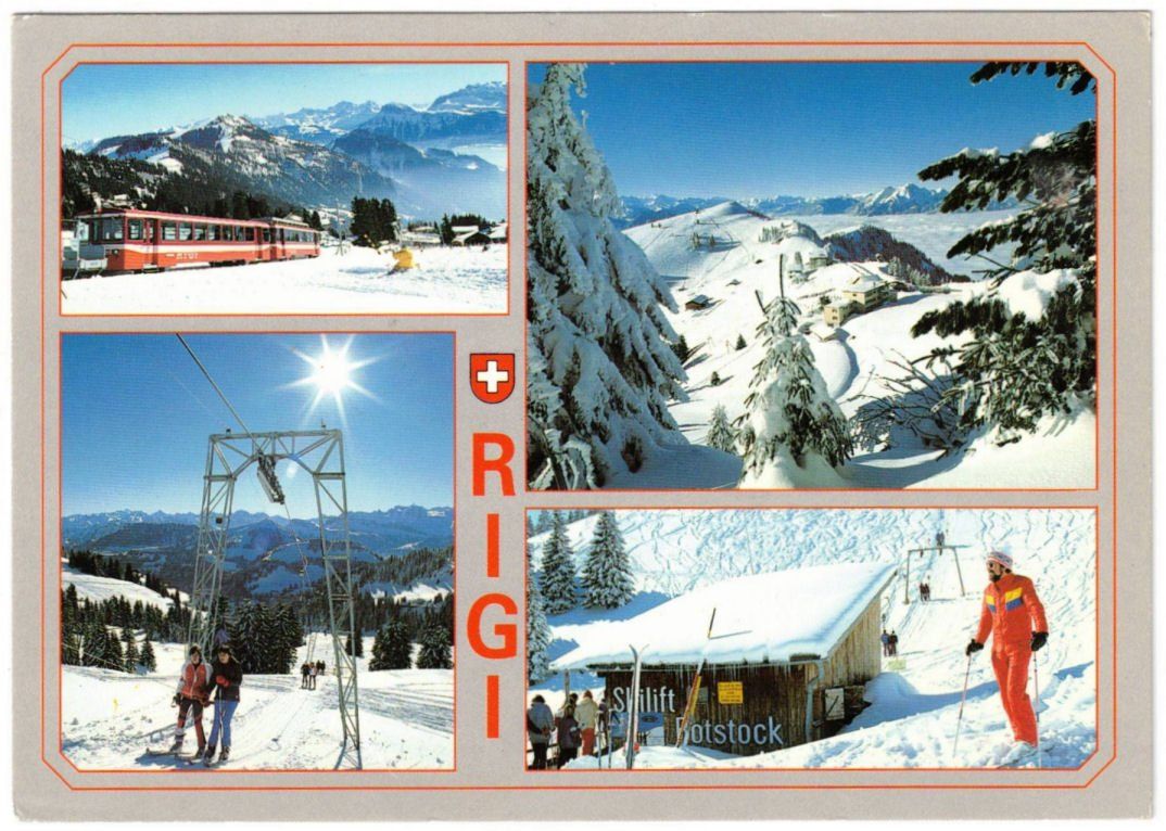 Cartes postales: Rigi - 4 Bild AK – D'occasion à Binningen par Mountainrider